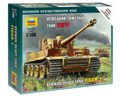 Сборная модель арт.ЗВ.6256 Немецкий тяжелый танк Тигр