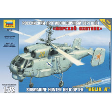 Сборная модель арт.ЗВ.7214 Российский противолодочный вертолет 'Морской охотник'