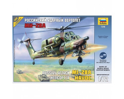 Сборная модель арт.ЗВ.7246 Российский ударный вертолет 'Ми-28А'