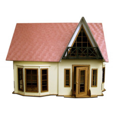 Сборная модель из МДФ Кукольный дом 2-х эт. арт.09210001 50х30х40 недекорированный