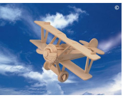 VGA.P060 Сборная деревянная модель Самолет 'Ньюпорт 17' 10,2х18х21,2 см