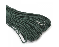 Резинка шляпная (шнур круглый) цв.265 зеленый 3,0мм рул.50м