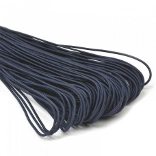 Резинка шляпная (шнур круглый) цв.318 синий 3,0мм рул.50м