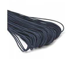 Резинка шляпная (шнур круглый) цв.318 синий 3,0мм рул.50м