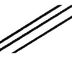 Шнур для мокасин, 1с-16, 1.5мм, цв. черный