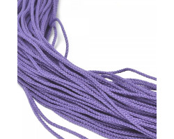 Шнур для мокасин, 1с-16, 1.5мм, цв. фиолетовый