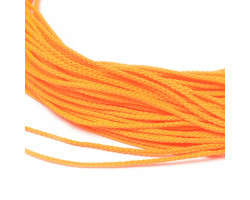 Шнур для мокасин, 1с-16, 1.5мм, цв. оранжевый