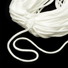 Шнур плетеный, 1с-5, 4.5мм, цв. белый фас. 100м