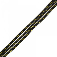 Шнур плетеный, 1с-5, 4.5мм, цв. черно/желтый фас. 100м