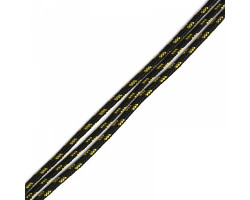 Шнур плетеный, 1с-5, 4.5мм, цв. черно/желтый фас. 100м