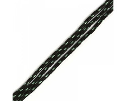 Шнур плетеный, 1с-5, 4.5мм, цв. черно/зеленый фас. 100м