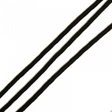 Шнур плетеный, 1с-5, 4.5мм, цв. черный фас. 100м
