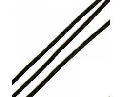 Шнур плетеный, 1с-5, 4.5мм, цв. черный фас. 100м
