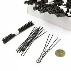 Шпильки для волос арт. MS.AV.SH.GB1218, 8 см цв.черный упак. 500шт.