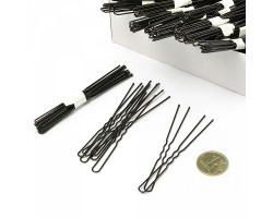 Шпильки для волос арт. MS.AV.SH.GB1218, 8 см цв.черный упак. 500шт.