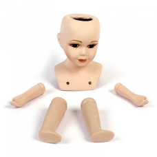 Набор для изготовления куклы арт.КЛ.20156 голова, 2 руки, 2 ноги, керамич. мал