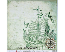 Бумага для скрапбукинга арт.CH.12609 'Морское приключение'