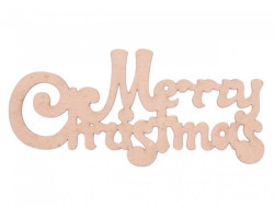 Декоративный элемент арт.CH.01640 'Merry Christmas' (1 шт.)