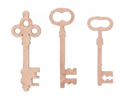 Декоративный элемент арт.CH.01641 'Ключи Версаля' (3 шт.)