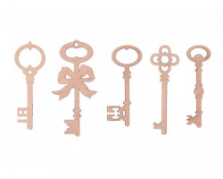 Декоративный элемент арт.CH.01652 'Старинные ключи' (5 шт.)