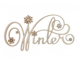 Декоративный элемент арт.CH.08348 'Winter snow' (1 шт.)