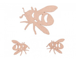 Декоративный элемент арт.CH.1400 'Пчелка' (3 шт.)
