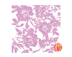 Калька (веллум) арт.CH.015020 'Пионы в розовом'