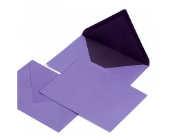Конвертик Creativ арт.217005 темно-фиолетовый/фиолетовый, 10 шт 11,5*16 см