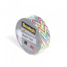 Лента декоративная ScotchWashi арт.3MC314-P32 зигзаг 15мм*10м