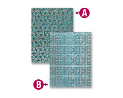 Подложка для тиснения арт. EL-003 'Пэчворк' 12,7х18 см