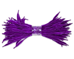Скрутки бархатные фигурные 30см цв. А016 фиолетовый уп.100шт