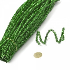 Скрутки пушистые 30см цв. В006 зеленый уп.100шт