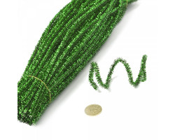 Скрутки пушистые 30см цв. В006 зеленый уп.100шт