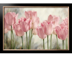 Рисунок на ткани 'Славяночка' арт. КС-064 Акварельные тюльпаны 21х31 см