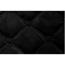 Ткань подкладочная термостежка рис. 2 (ромб фигурный) шир.150 см. цв.черный