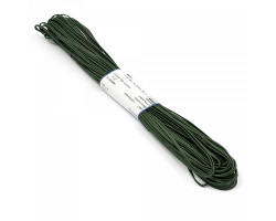 Шнур отделочный 'сутаж' арт.1с14 2,5-3мм цв.т.зеленый упак.20м