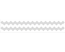 Светоотражающая термоаппликация скандинавский орнамент 02 арт.13002