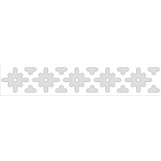 Светоотражающая термоаппликация скандинавский орнамент 04 арт.13004