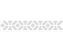 Светоотражающая термоаппликация скандинавский орнамент 05 арт.13005