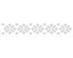 Светоотражающая термоаппликация скандинавский орнамент 07 арт.13007