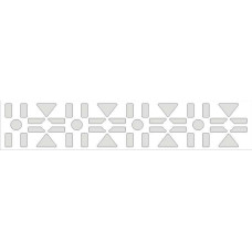 Светоотражающая термоаппликация скандинавский орнамент 08 арт.13008