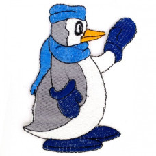 Термоаппликации арт.TBE-E106 'Пингвин' цв.синий