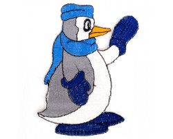 Термоаппликации арт.TBE-E106 'Пингвин' цв.синий