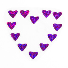 Термоаппликации арт.ТВД-1623620 голограмма Сердце цв.фиолетовый