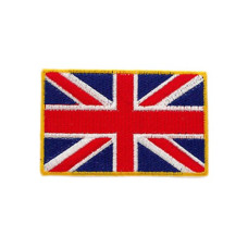Термоаппликации вышитые арт.СП-003 флаг Англии бол. 9,*6см