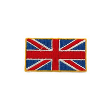 Термоаппликации вышитые арт.СП-037 флаг Англии мал. 6,6*3,5см