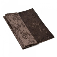 Плюш винтажный М-4008 арт.КЛ.22978 50х50см, темный шоколад 100% п/э