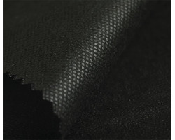 Флизелин Textra арт.6025 W точечный 25гр/м2 шир.90см цв.черный