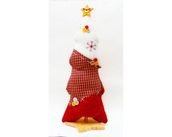 EN.15519 Новогоднее настольное украшение 'Рождественская елка со звездой' 41см