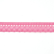 Кружево-трикотаж арт.TBY-K577 шир.10мм цв.5 (140) цв.розовый уп.45,7м